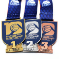 Logotipo personalizado metal medalha de ouro basquete esporte